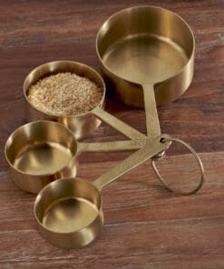 Mane Measuring Cups - Brushed Gold