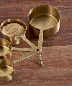 Mane Measuring Cups - Brushed Gold