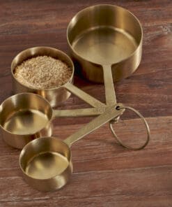 Mane Measuring Cups - Brushed Gold