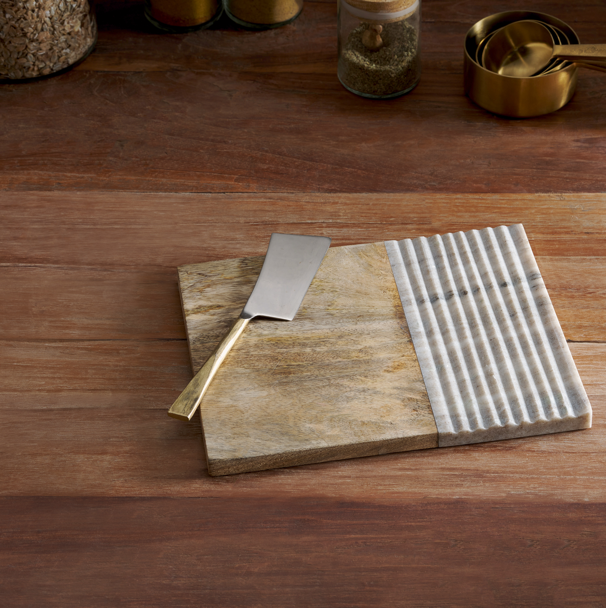 Reyna Chopping Board - Brown Marble - Small