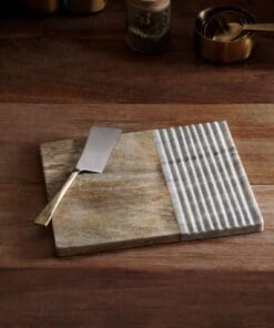 Reyna Chopping Board - Brown Marble