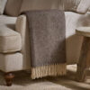 Dilli Wool Throw - Dark Brown