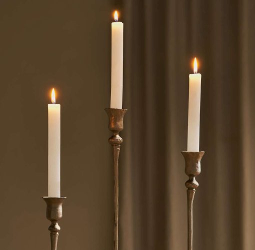 Chaipat Candlestick - Antique Brass
