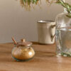 Kali Round Storage Jar - Natural & Clear