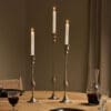 Chaipat Candlestick - Antique Brass