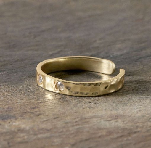 Ratna Labradorite Ring - Gold