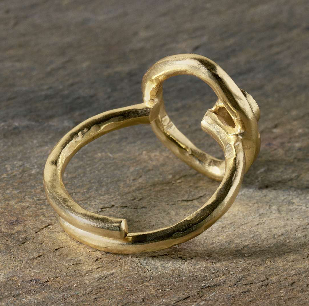 Mari Labradorite Ring - Gold