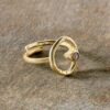 Mari Labradorite Ring - Gold