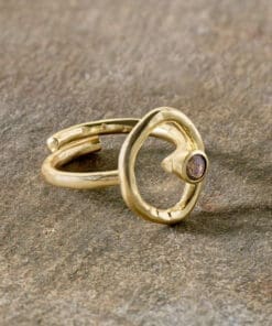 Mari Labradorite Ring - Gold