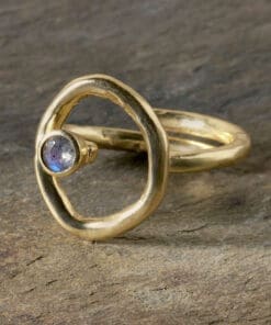 Mari Labradorite Ring - Gold