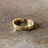 Ratna Labradorite Ring - Gold