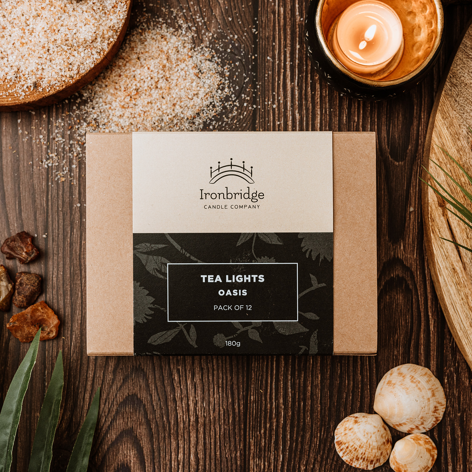 Oasis Luxury Tealights (Pack of 12)