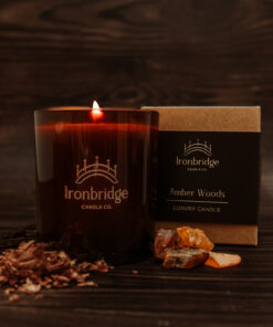 Amber Woods Luxury Candle