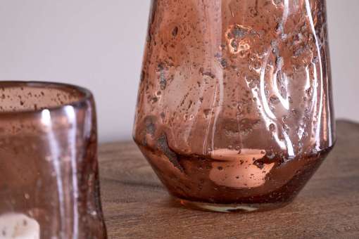 Linora Recycled Glass Tealight Holder