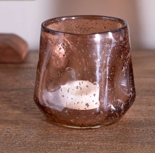Linora Recycled Glass Tealight Holder