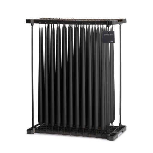 ester & erik 50cm Taper Candle - Velvet Black