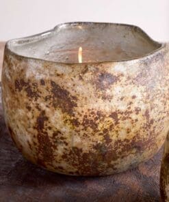 Gola Recycled Glass Tealight Holder - Antique Smoke
