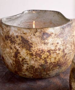 Gola Recycled Glass Tealight Holder - Antique Smoke