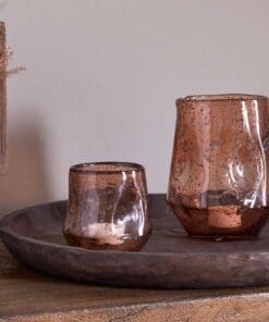 Linora Recycled Glass Tealight Holder