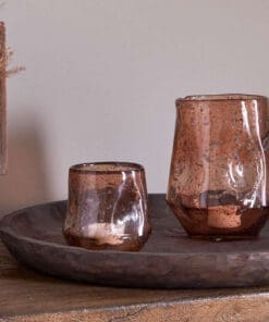 Linora Recycled Glass Tealight Holder