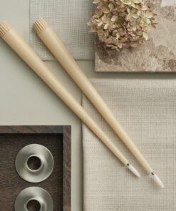 Alternative view of LED Taper Candles - Pale Ginger (30cm)