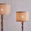Darat Mango Wood and Jute Lampshade