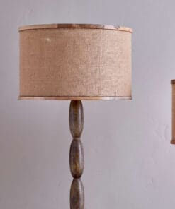 Darat Mango Wood and Jute Lampshade