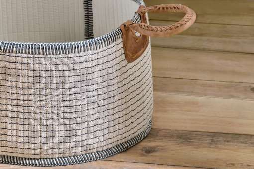 Anjuli Jute And Cotton Basket
