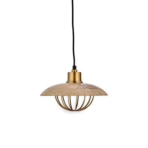 Chakai Wood & Metal Pendant - Small