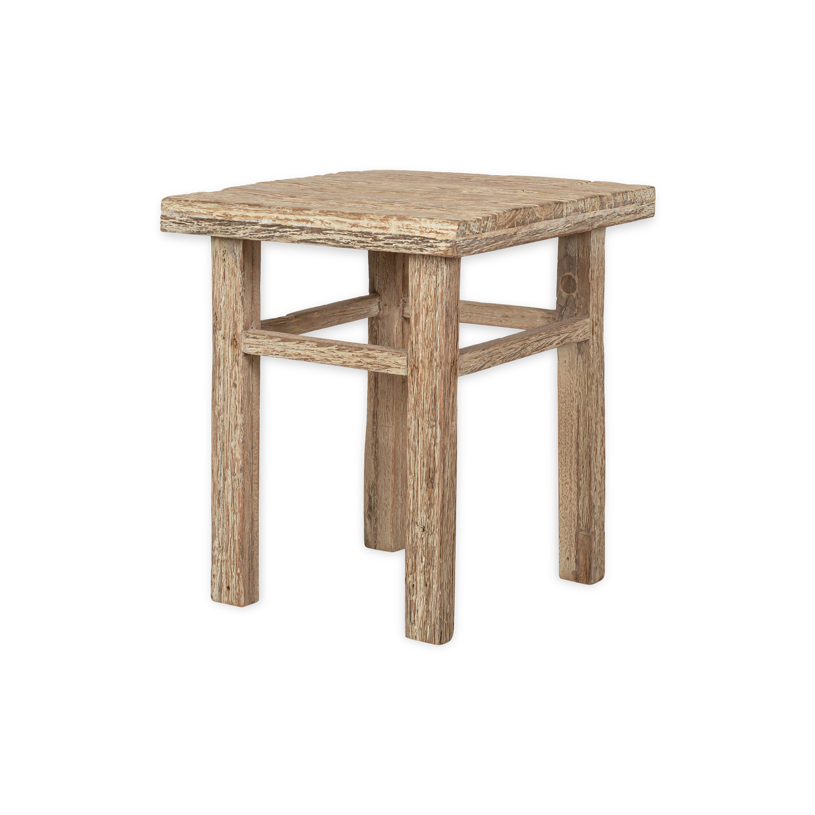 Ibo Reclaimed Wood Side Table - Natural