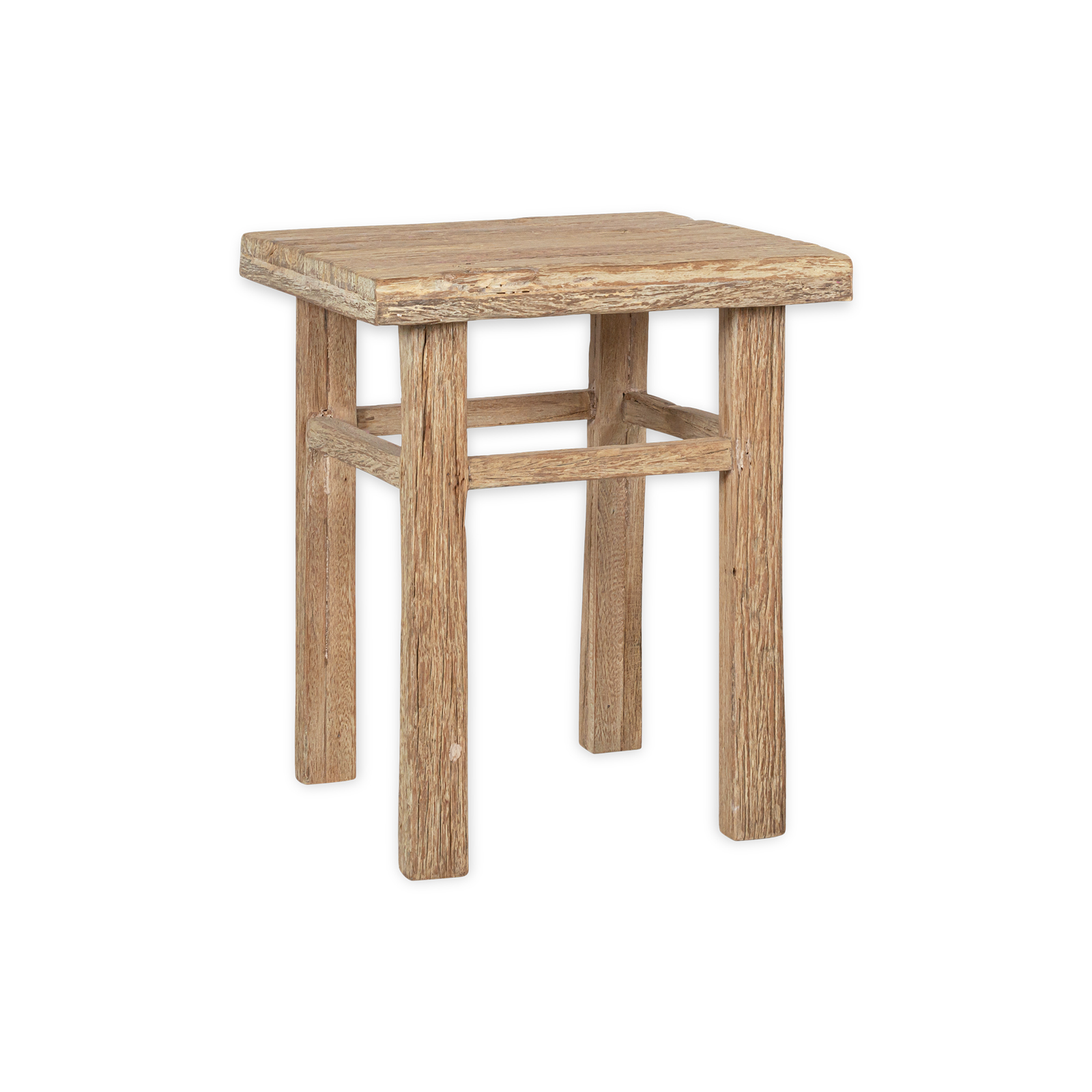 Ibo Reclaimed Wood Side Table - Natural