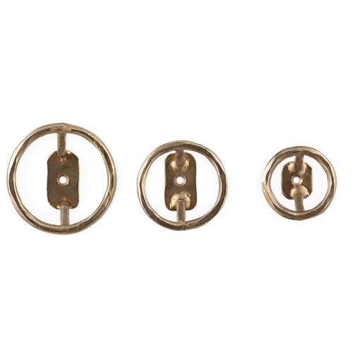 Olani Bathroom Hooks - Antique Brass - (Set of 3)