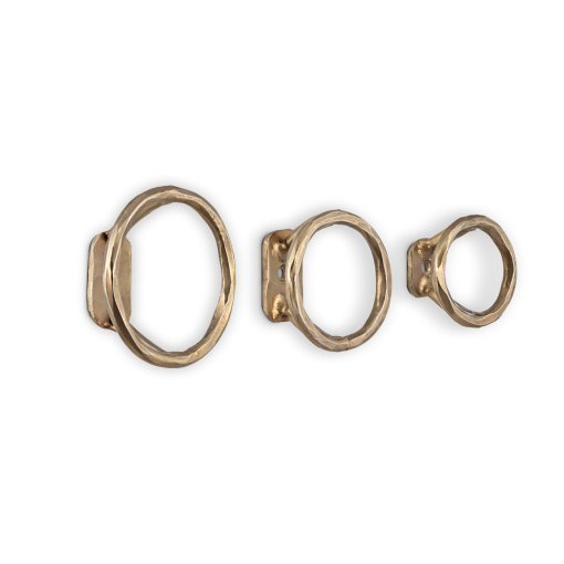 Olani Bathroom Hooks - Antique Brass - (Set of 3)