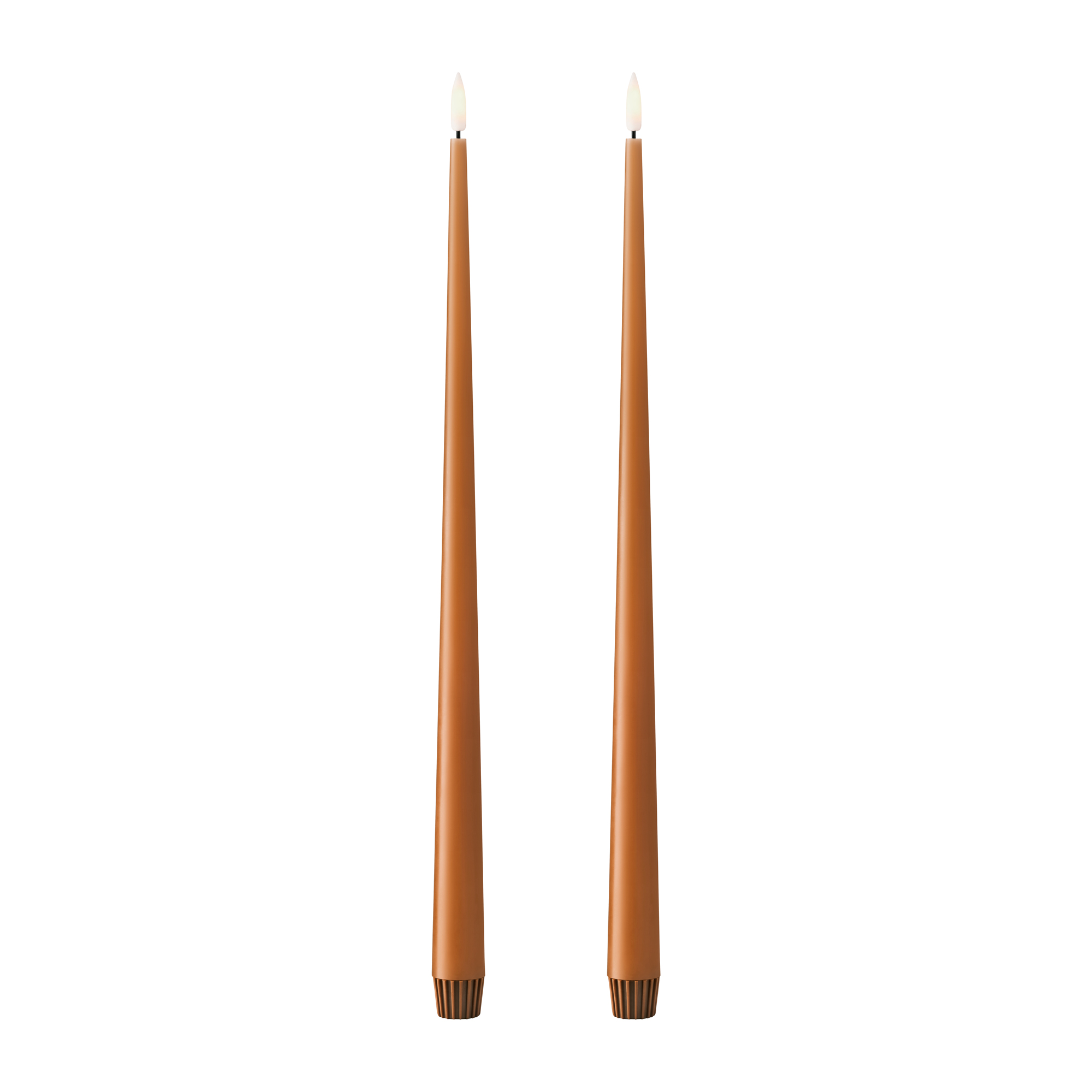 ester & erik LED Taper Candles - Raw Toffee