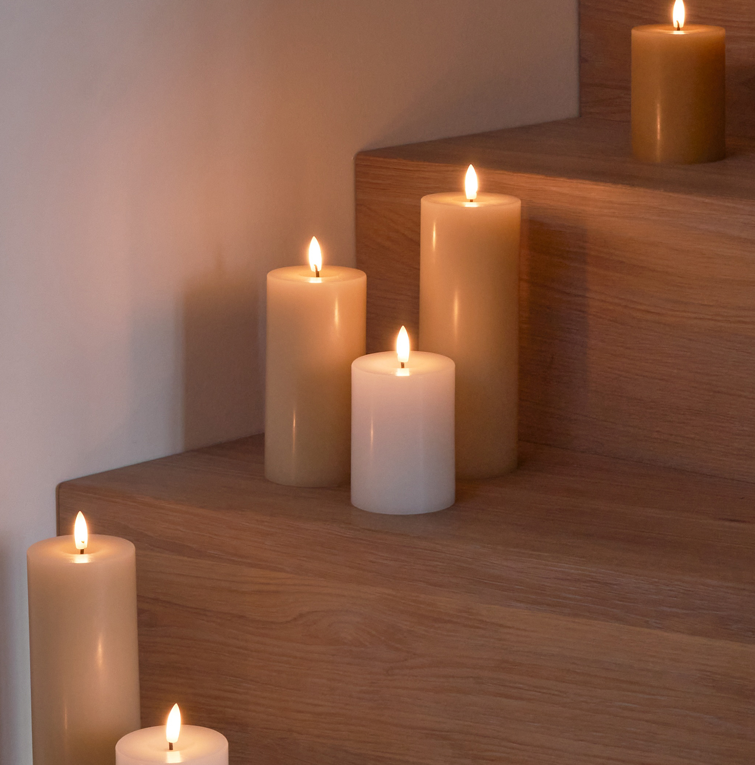 LED Taper Candles - Silky (30cm) - Image 4