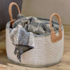 Anjuli Jute And Cotton Basket