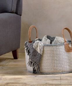 Anjuli Jute And Cotton Basket