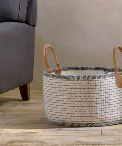 Anjuli Jute And Cotton Basket