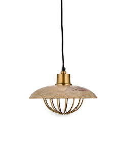 Chakai Wood & Metal Pendant - Small
