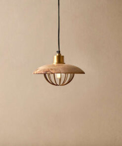 Chakai Wood & Metal Pendant - Small