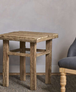 Ibo Reclaimed Wood Side Table - Natural