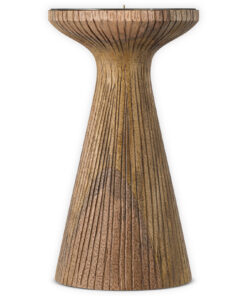 Omari Mango Wood Candlestick - Natural