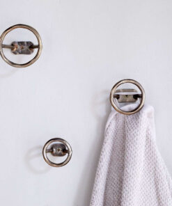 Olani Bathroom Hooks - Antique Brass - (Set of 3)