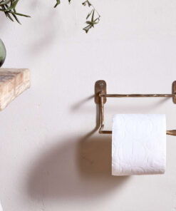 Olani Toilet Roll Holder - Antique Brass