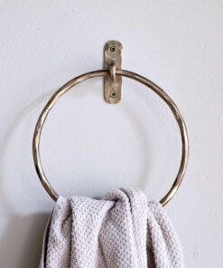 Olani Towel Ring - Antique Brass