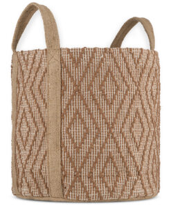 Renu Jute Basket - Rust & Natural