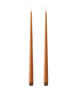 ester & erik LED Taper Candles - Raw Toffee
