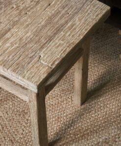 Ibo Reclaimed Wood Side Table - Natural