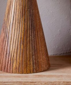 Omari Mango Wood Candlestick - Natural