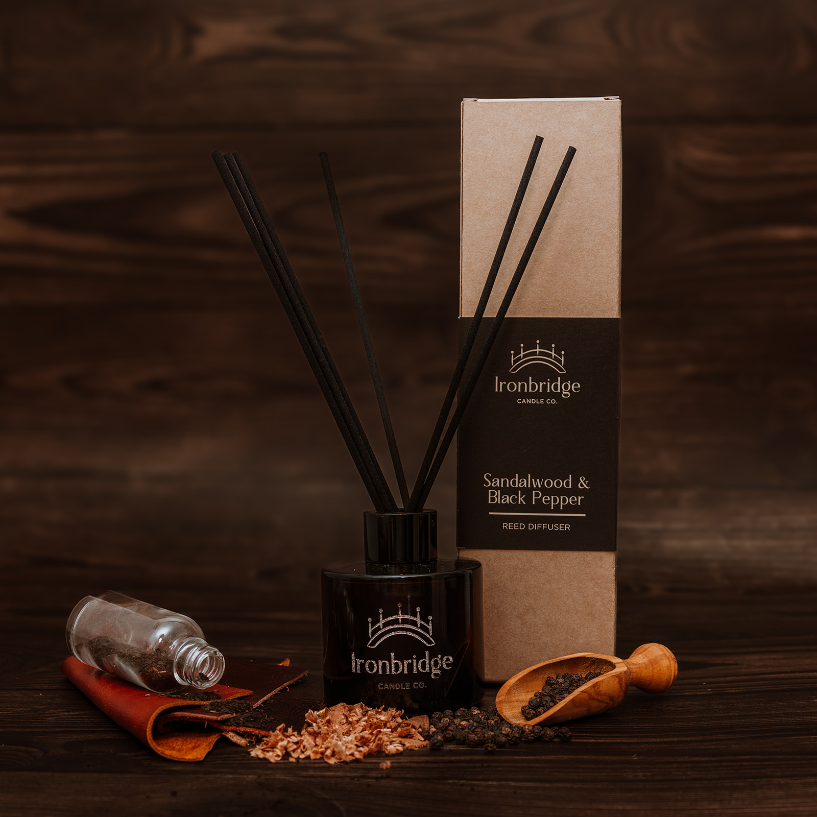 Sandalwood & Black Pepper Reed Diffuser